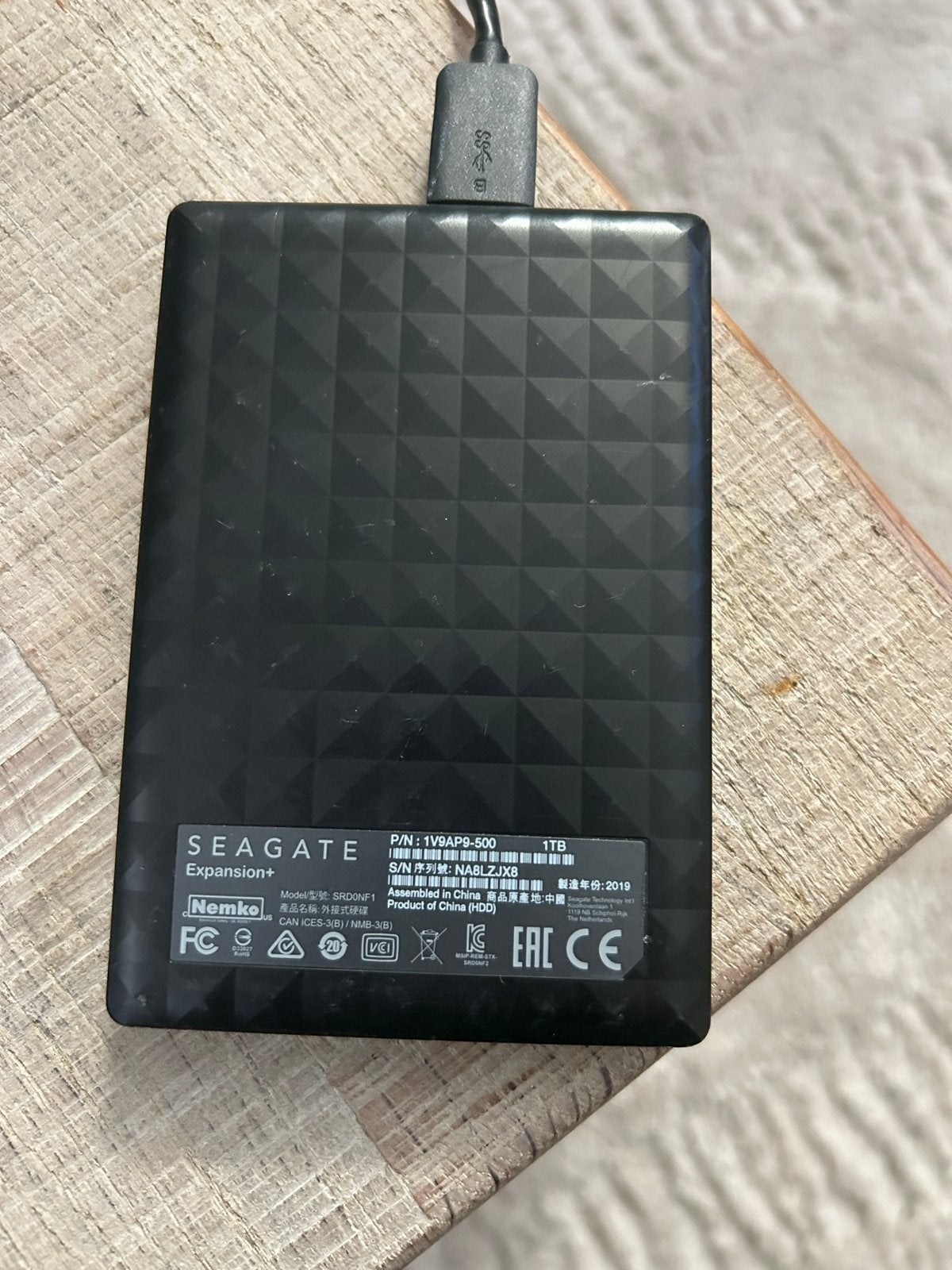 Seagate Expansion+ 1TB Externe HDD - Zo goed als nieuw, Server, HDD, Ophalen of Verzenden, Zo goed als nieuw