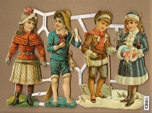 Stelletjes, zomer en winter poezieplaatjes 7137, Ophalen of Verzenden