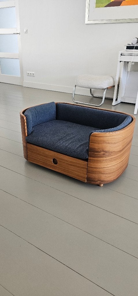 Houten hondenmand Vitra Charles Eames stijl, Ophalen, Zo goed als nieuw, Overige