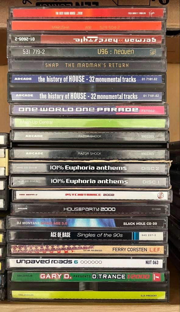 2: CD's hardstyle, hard house, hardtrance, techno en meer, Ophalen of Verzenden, Gebruikt, Dance Populair, Boxset
