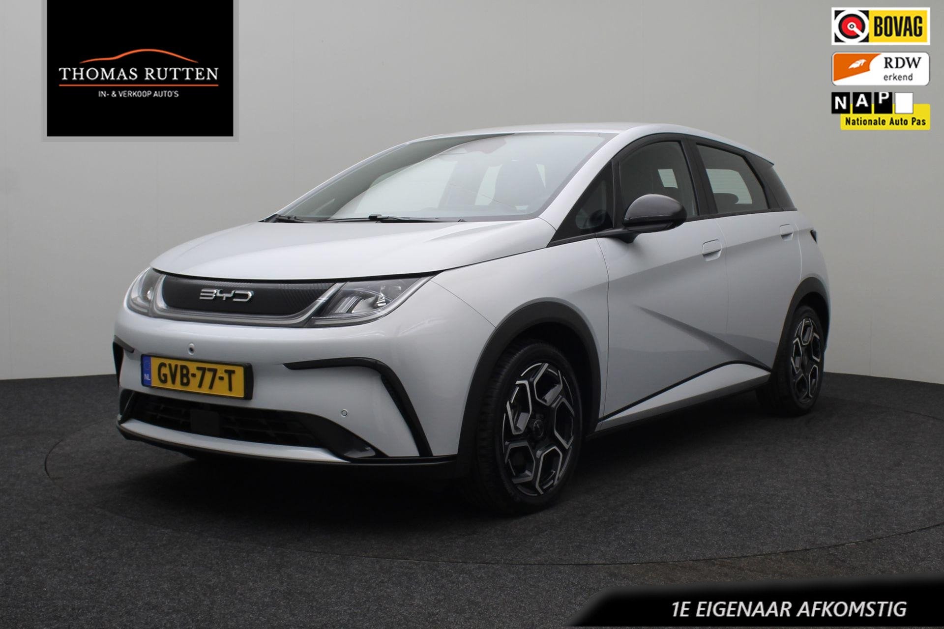 BYD DOLPHIN Comfort 60.4 kWh 2024 | Airco | Carplay | Rondom, Auto's, BYD, Dolphin, Gebruikt, Wit, Origineel Nederlands
