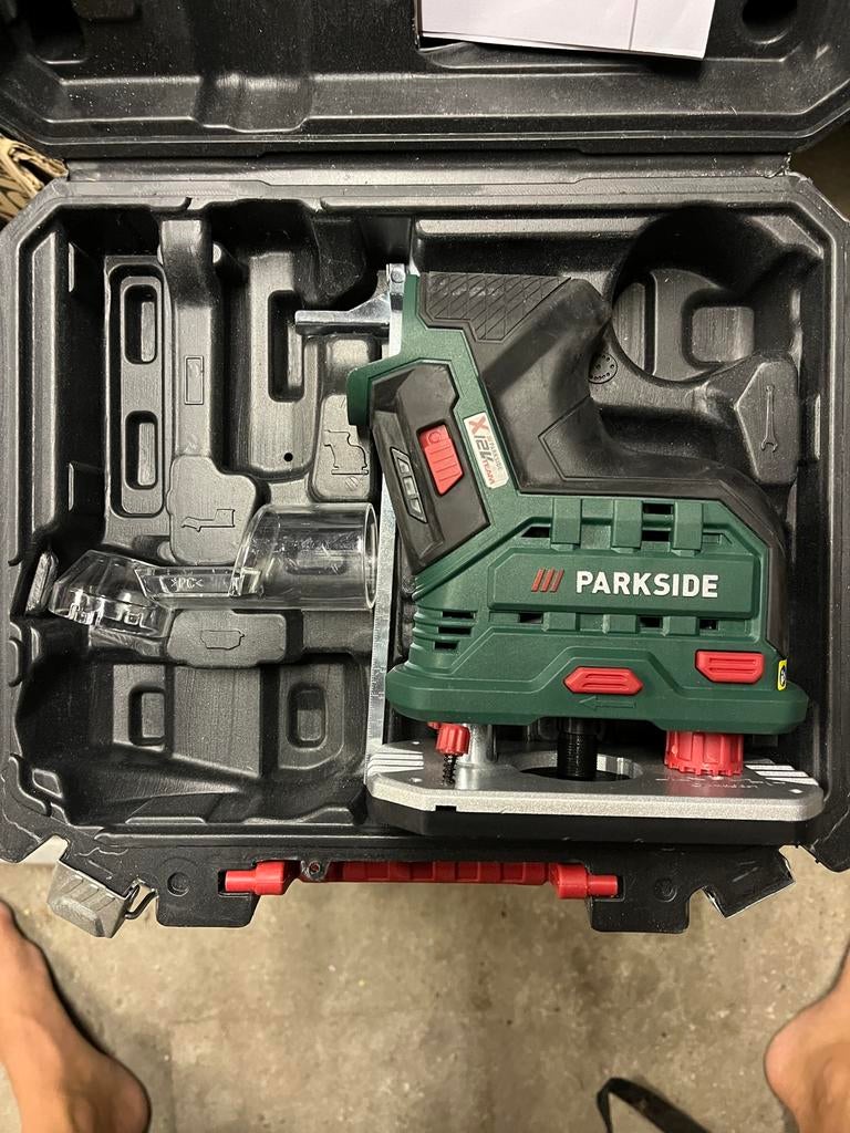 Parkside bovenfrees 12v ZGAN, Ophalen, Accu, Bovenfrees, Parkside