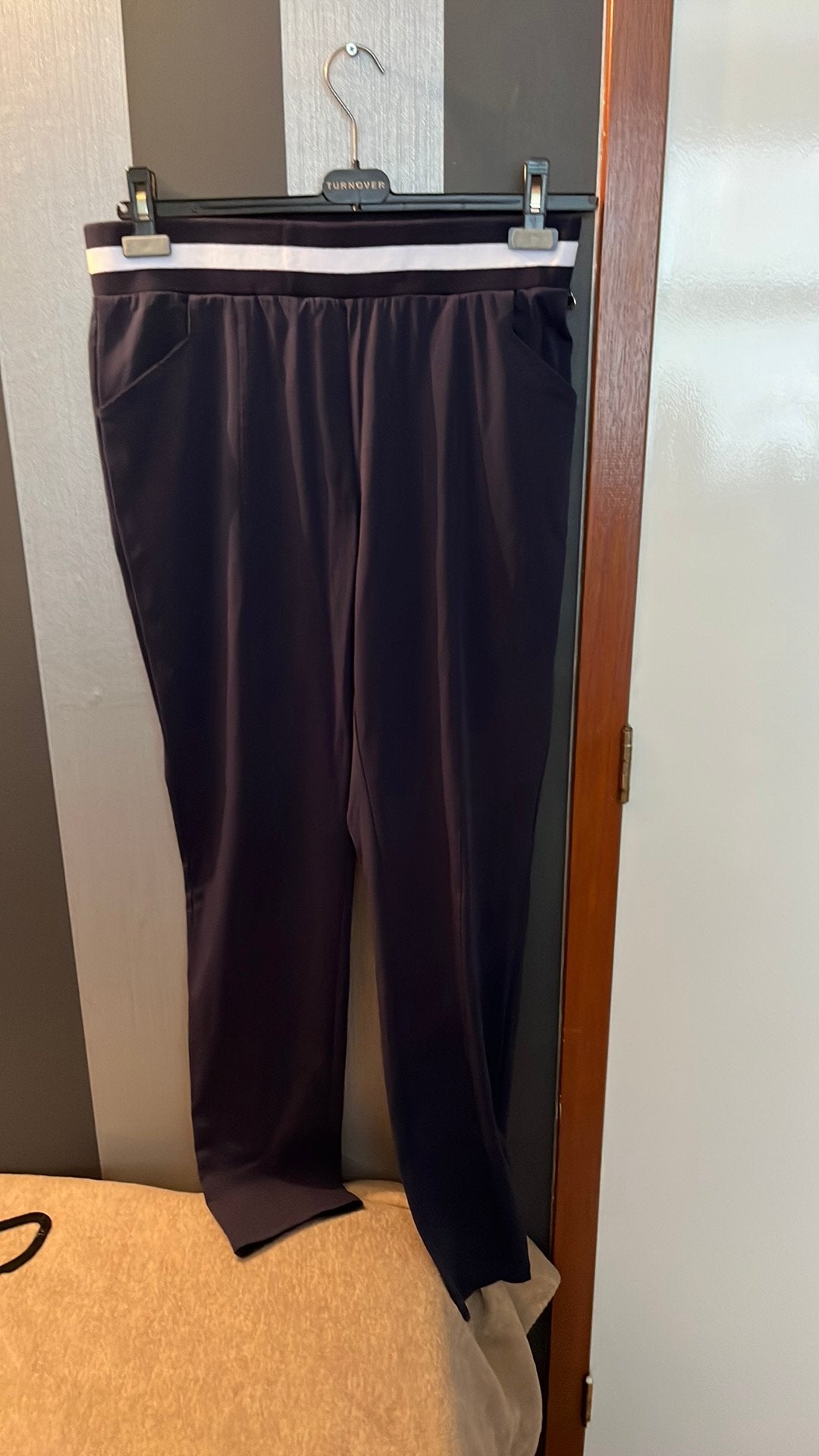 Daelin travelstof broek maat xl, Zwart, Maat 46/48 (XL) of groter, Ophalen of Verzenden, Zo goed als nieuw