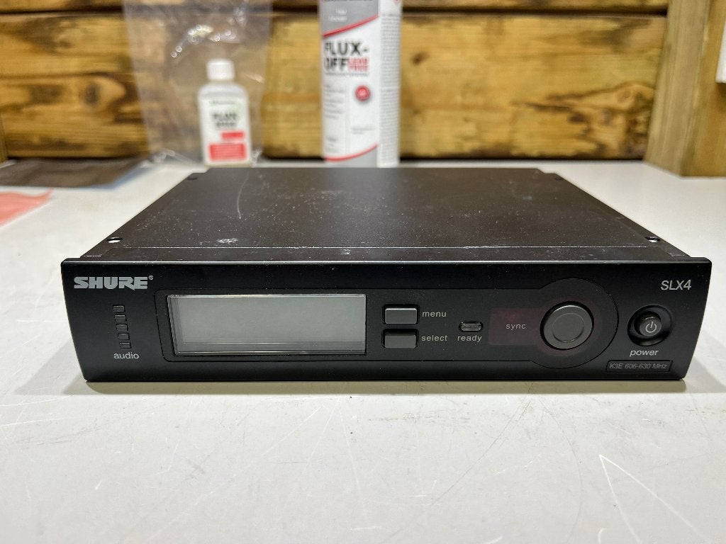 Shure SLX ontvanger (K3E band), Ophalen, Gebruikt, Zangmicrofoon, Draadloos