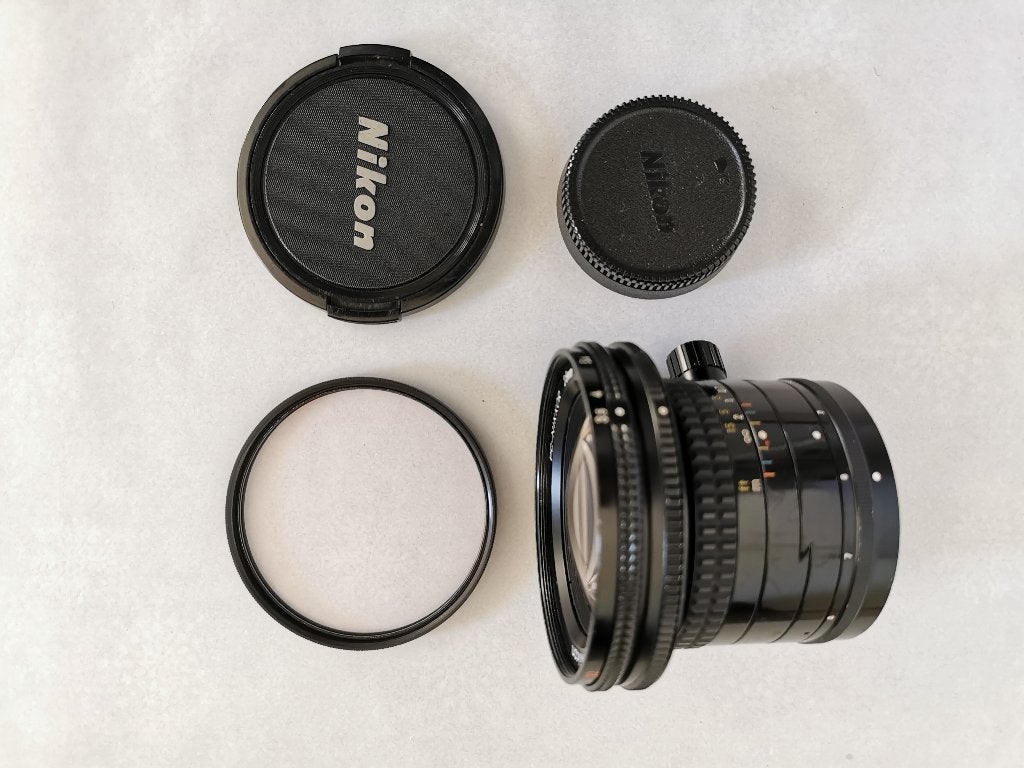 Nikon 28mm f3,5 Perspective Control lens zie fotos, Gebruikt, Nikon, Nikon F-mount, Handmatige focus