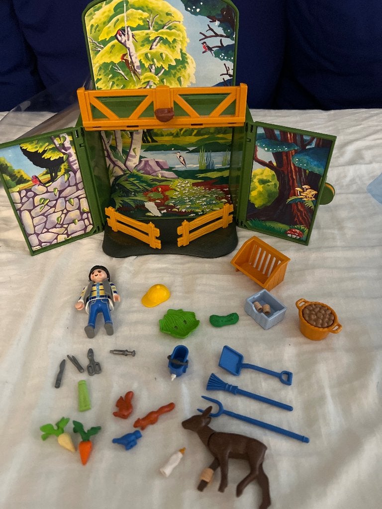 Playmobil 6158 speelbox leven in het bos, Ophalen of Verzenden, Gebruikt
