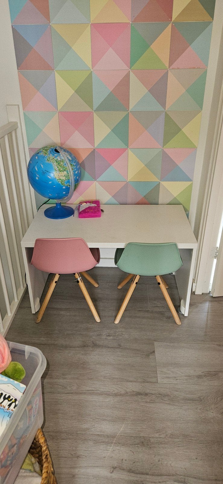 Ikea Smastad Stuva buro + 2 stoeltjes, Ophalen of Verzenden, Tafel(s) en Stoel(en)