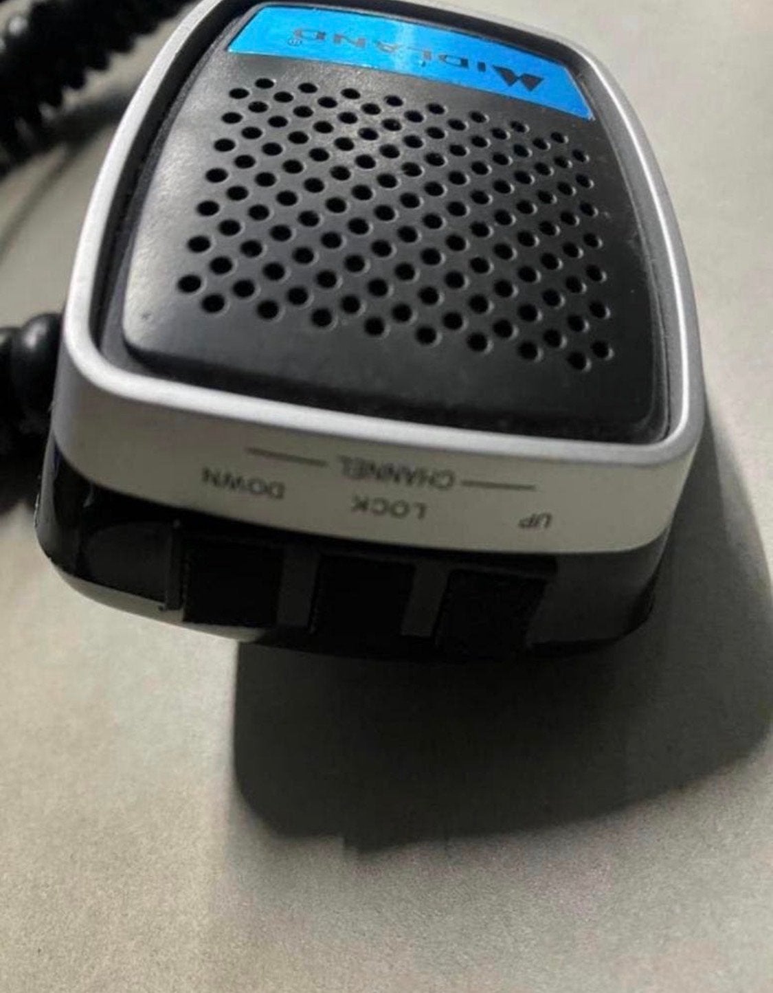 Midland handmicrofoon 6-polig voor 27MC (Midland 48/78), Telecommunicatie, Ophalen, Gebruikt