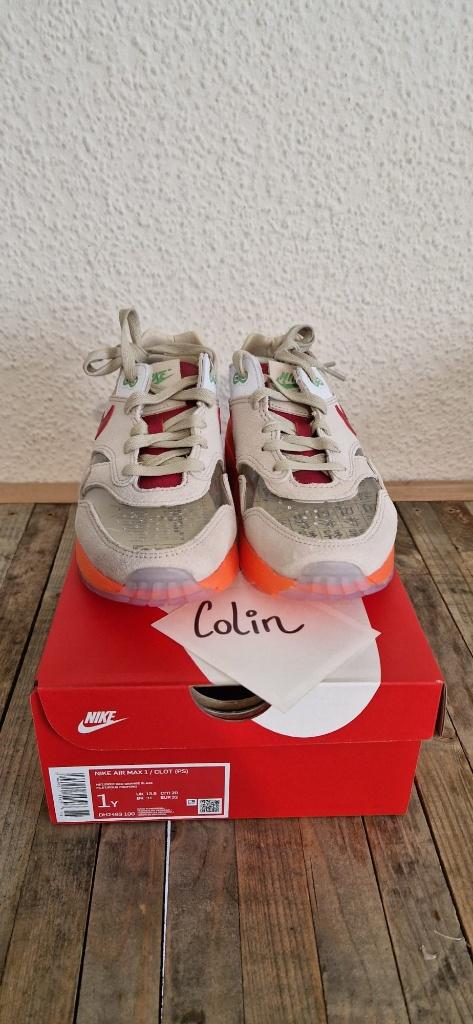 Nike - Air Max 1 Clot PS 1Y, Kinderen en Baby's, Kinderkleding | Schoenen en Sokken, Nieuw, Ophalen of Verzenden, Nike, Jongen of Meisje