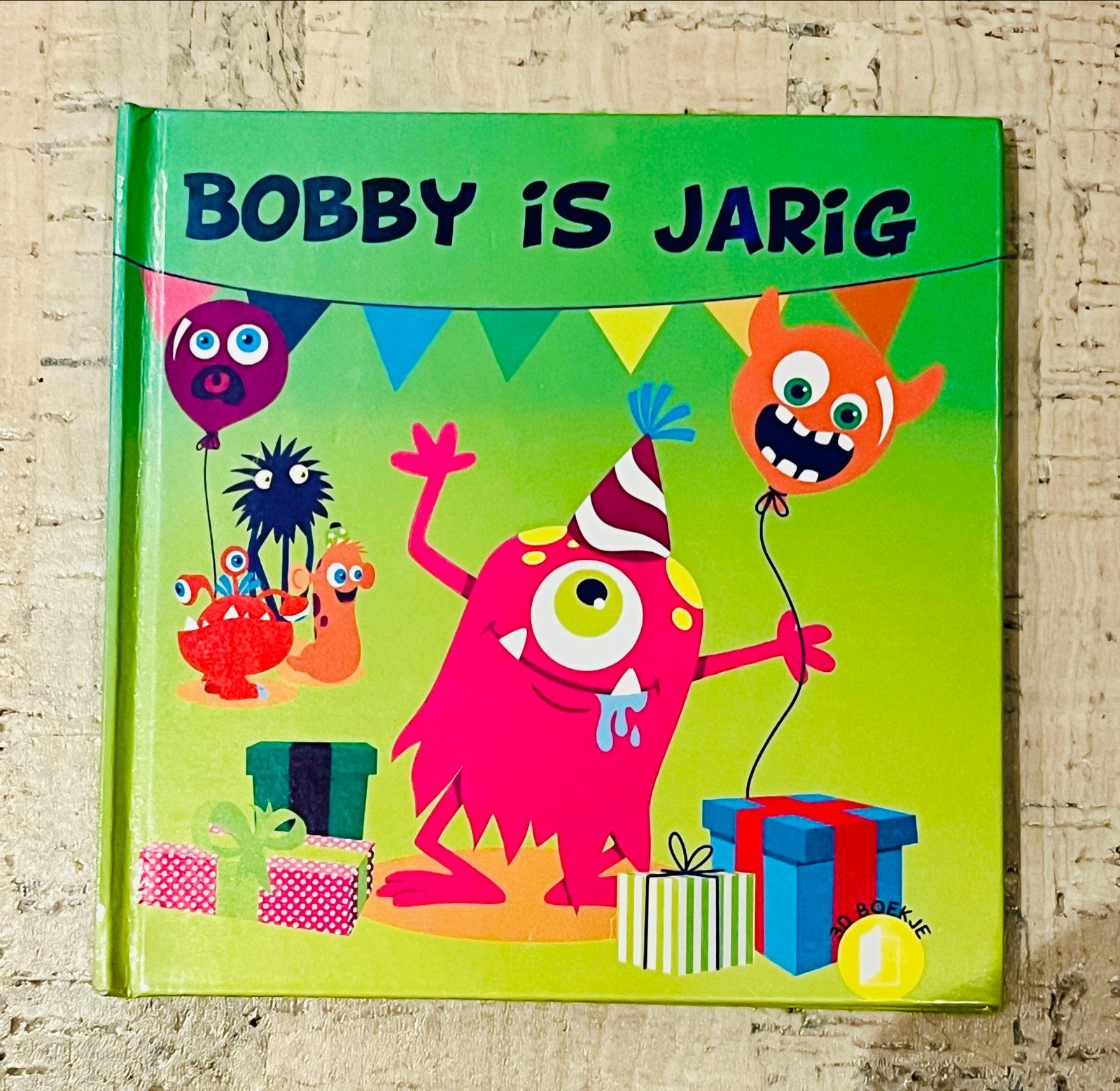 Bobby is Jarig - Interactief 3D Kinderboek, Boeken, Fictie algemeen, Uitklapboek, Jongen of Meisje, Ophalen of Verzenden