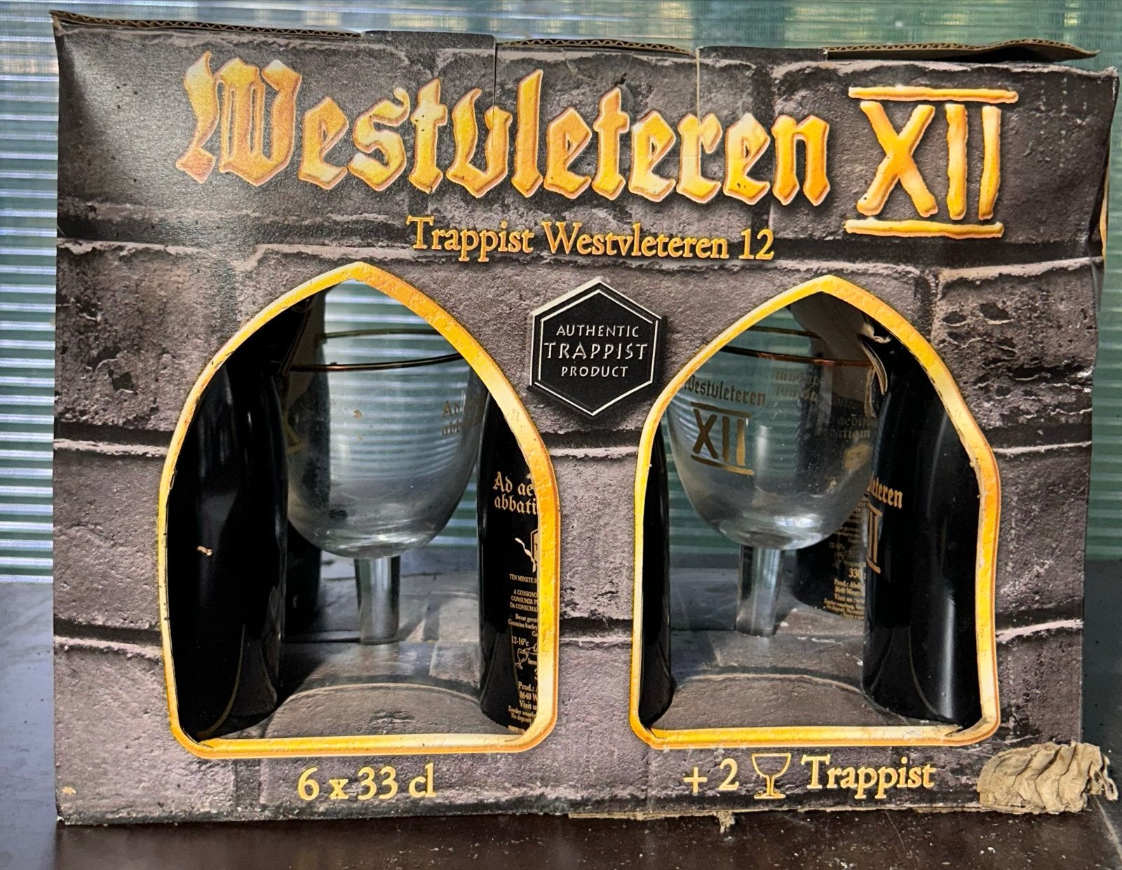 Westvleteren XII Geschenkverpakking 2011 met 6 volle flessen, Ophalen of Verzenden, Gebruikt, Flesje(s), Overige merken
