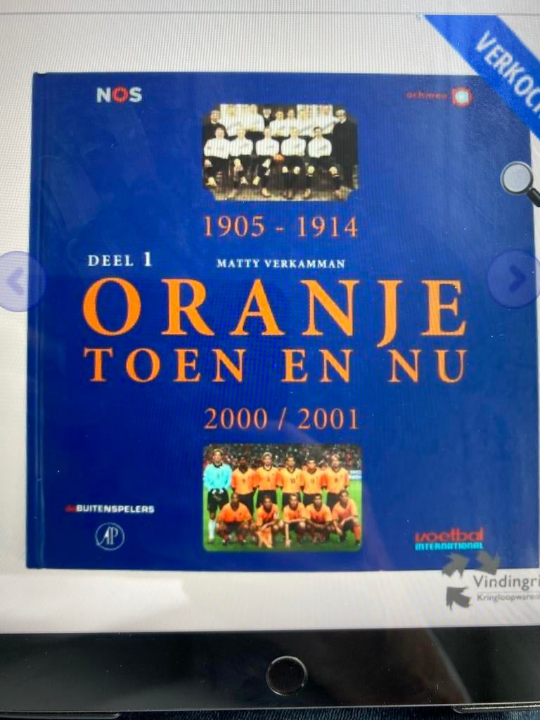 10 delen oranje toen en nu, Boeken, Sportboeken, Ophalen of Verzenden, Zo goed als nieuw, Balsport