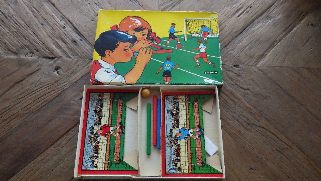mooi retro blaasvoetbal spel, Verzamelen, Ophalen of Verzenden, Overige typen