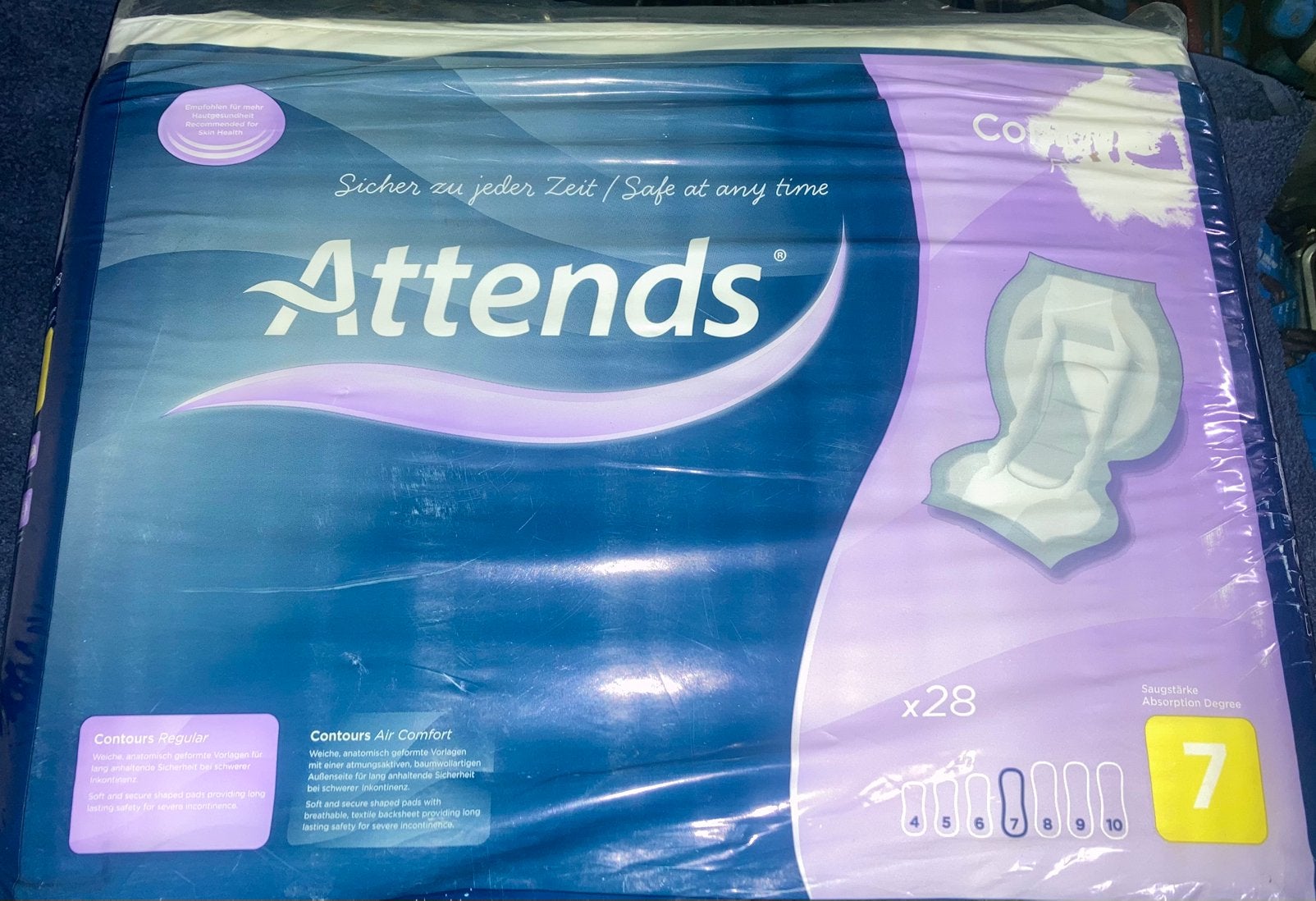 Attends contours maat 7 inleggers, Ophalen, Zo goed als nieuw