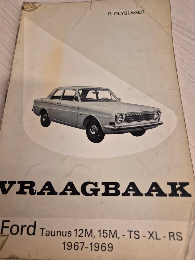 Jaren 60 Ford Taunus 12m 15m RS vraagbaak óók Turnier i, Ophalen of Verzenden