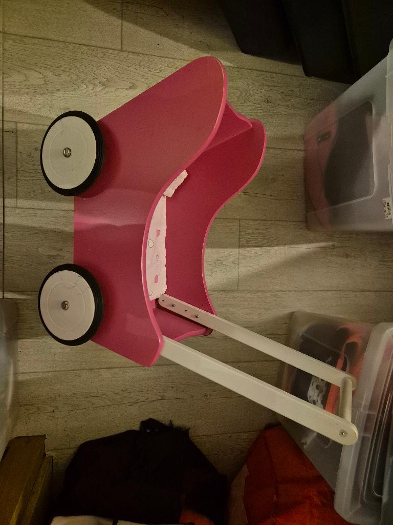 houten kinder loopwagen, Ophalen, Gebruikt, Duw- of Trekspeelgoed