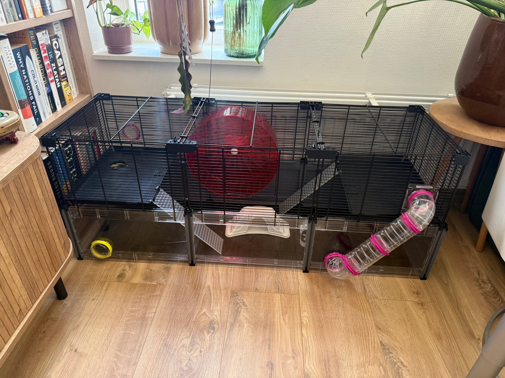 Hamsterkooi ferplast 107,5x37,5x42cm, Minder dan 60 cm, Kooi, Ophalen of Verzenden, Zo goed als nieuw