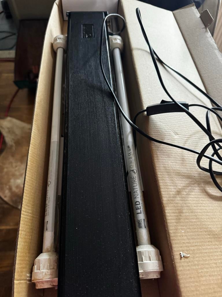 Juwel lido 120 lamp met bak, Gebruikt, Verlichting of Verwarming, Ophalen of Verzenden, Inclusief deksel