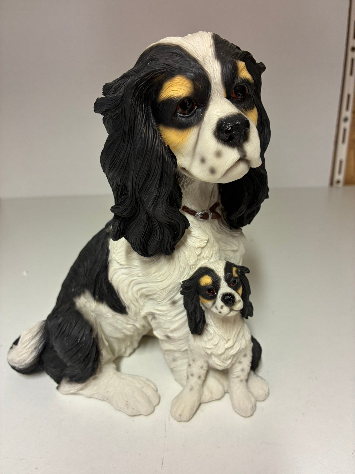 Dog Studies Leonardo Collection King Charles with Puppy, Verzamelen, Ophalen of Verzenden, Zo goed als nieuw, Dier