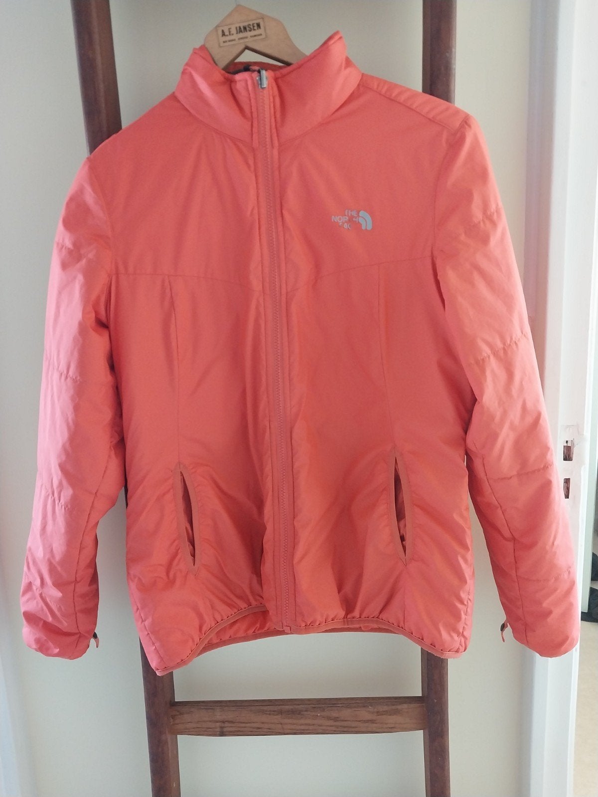 The North Face jas - Koraalrood - Maat L/G, Ophalen of Verzenden, Gedragen