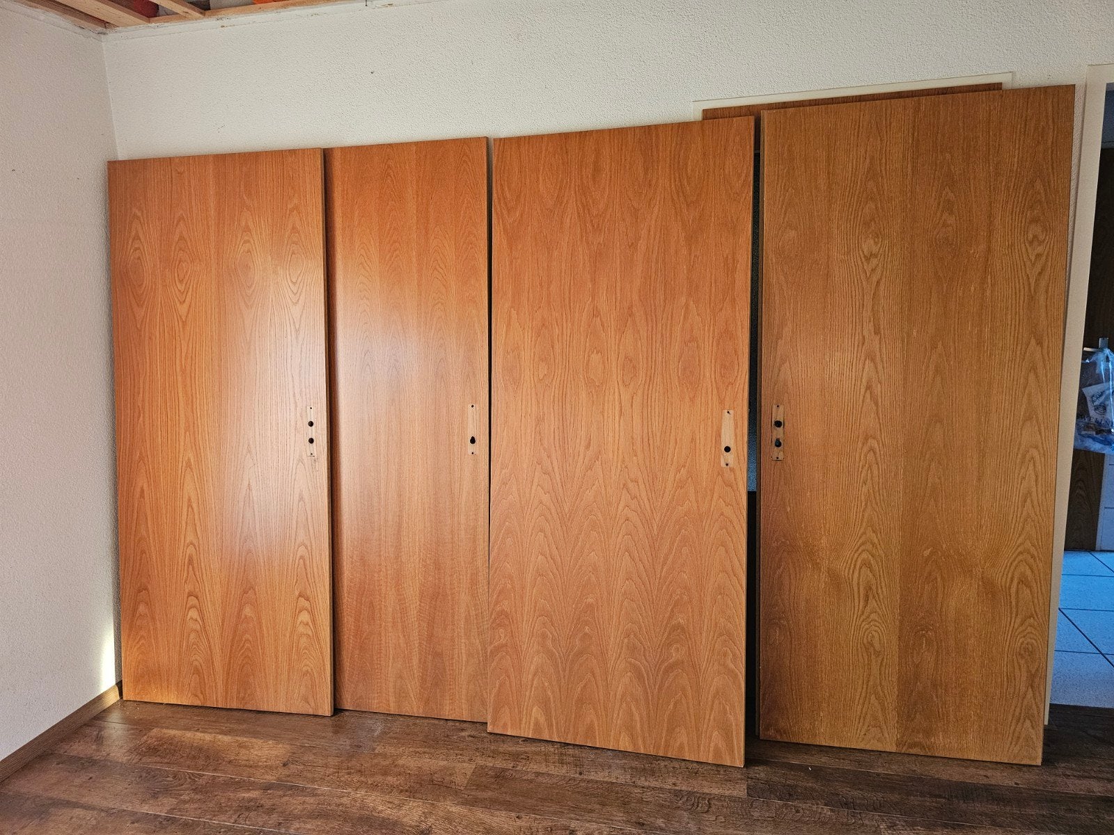 Opdek deuren 6x links 4x rechtsdraaiend 201,5x 83, Huis en Inrichting, Woonaccessoires | Kamerschermen, Gebruikt, Ophalen