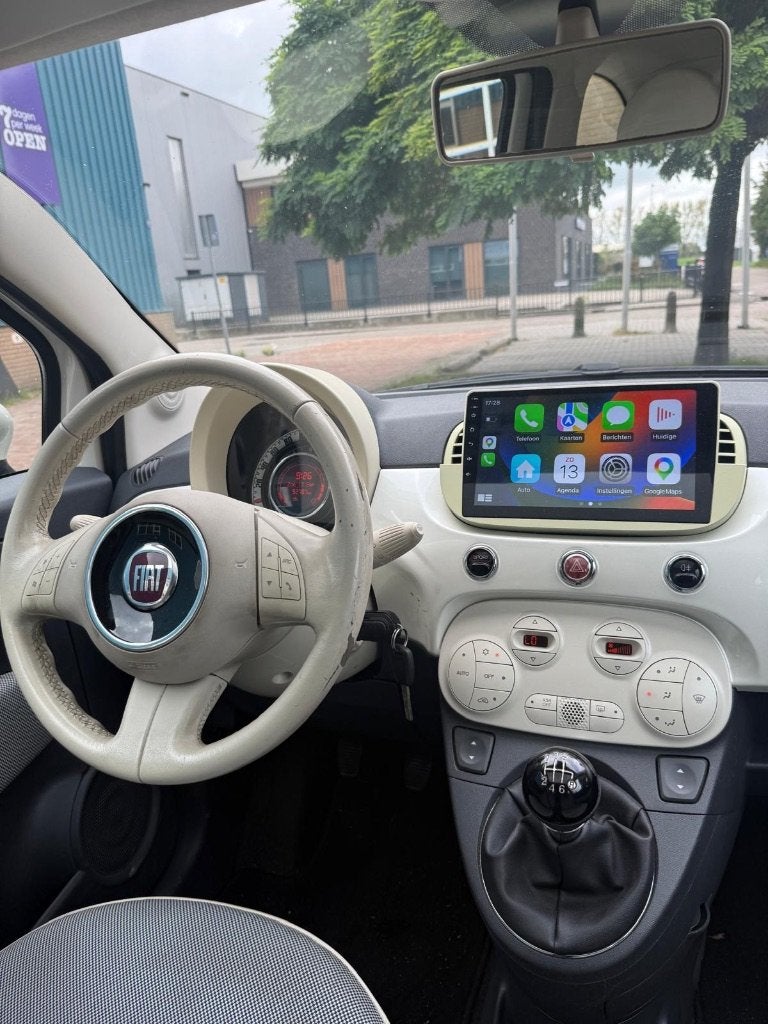 Fiat 500 1.4 Lounge | Carplay, Pano, Sport, APK | Parelmoer, Auto's, Voorwielaandrijving, Stof, Overige kleuren, 100 pk