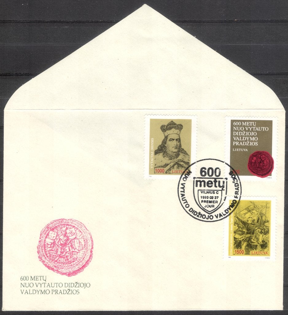 Lietuva (1), Verzenden, Envelop