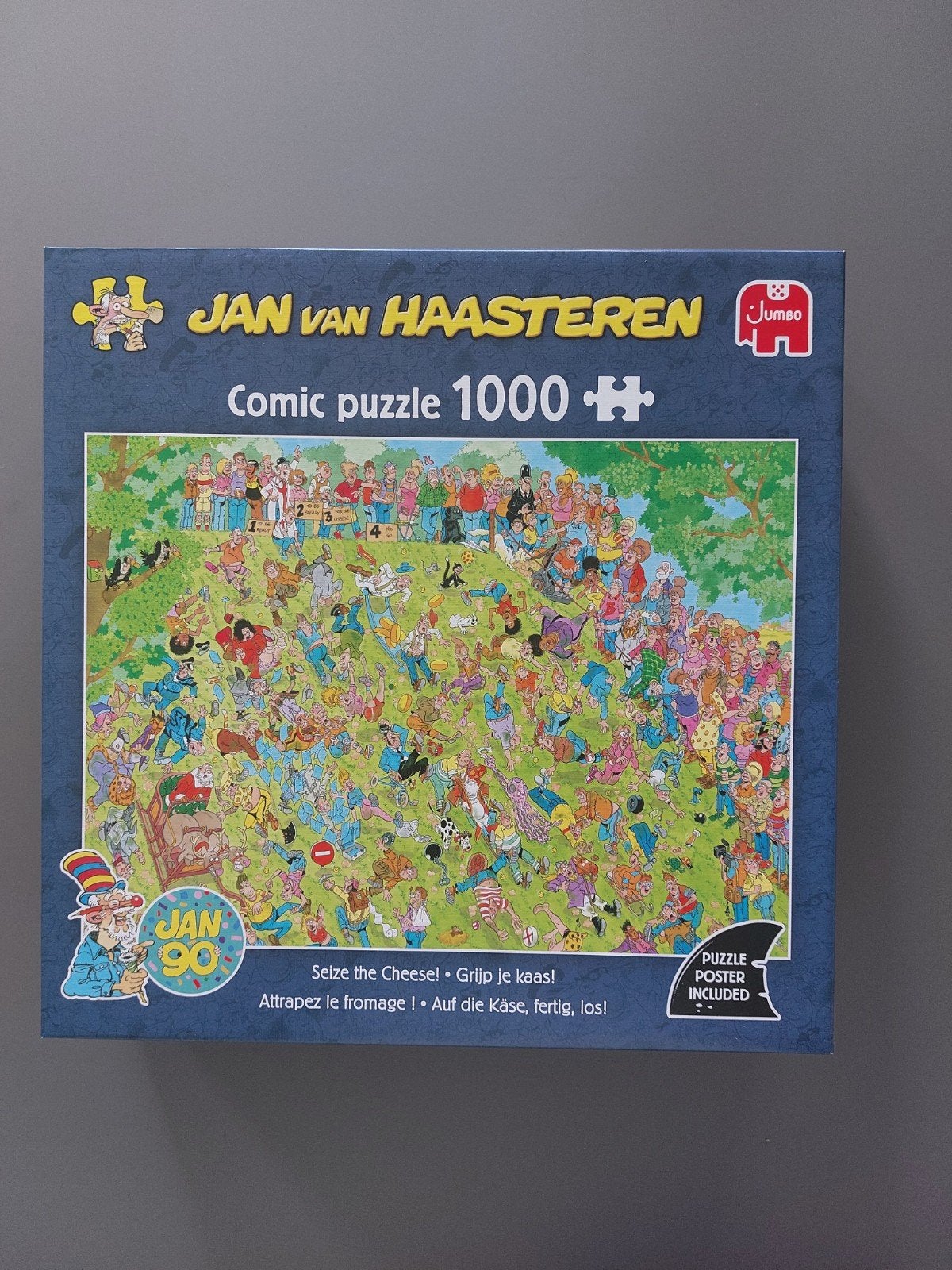 Jan van Haasteren Grijp je kaas, Ophalen of Verzenden, 500 t/m 1500 stukjes, Zo goed als nieuw, Legpuzzel
