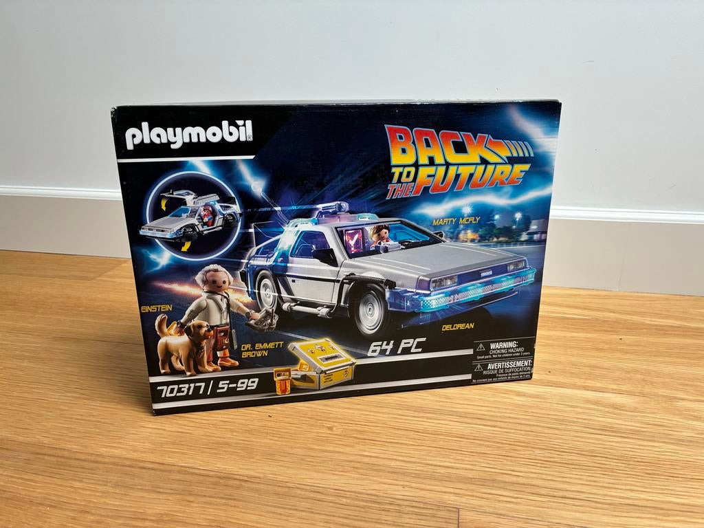 Playmobil 70317 Back to the Future - DeLorean (SEALED), Ophalen of Verzenden, Nieuw, Complete set