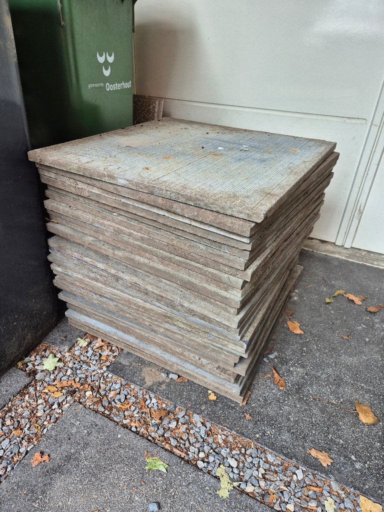 Tegels 60x60, Ophalen, Gebruikt, 5 tot 10 m², Beton