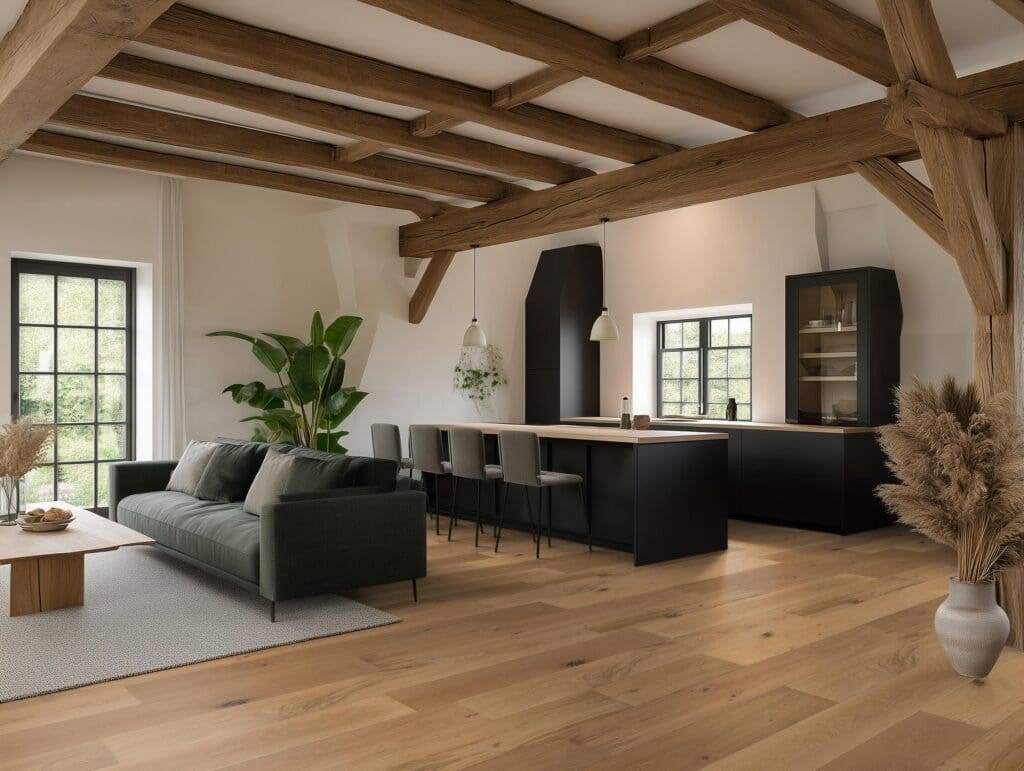 XXL Lamel Parket Bel Air Rustiek Natural 4701 30cm breed, Parket, Bruin, 75 m² of meer, Nieuw