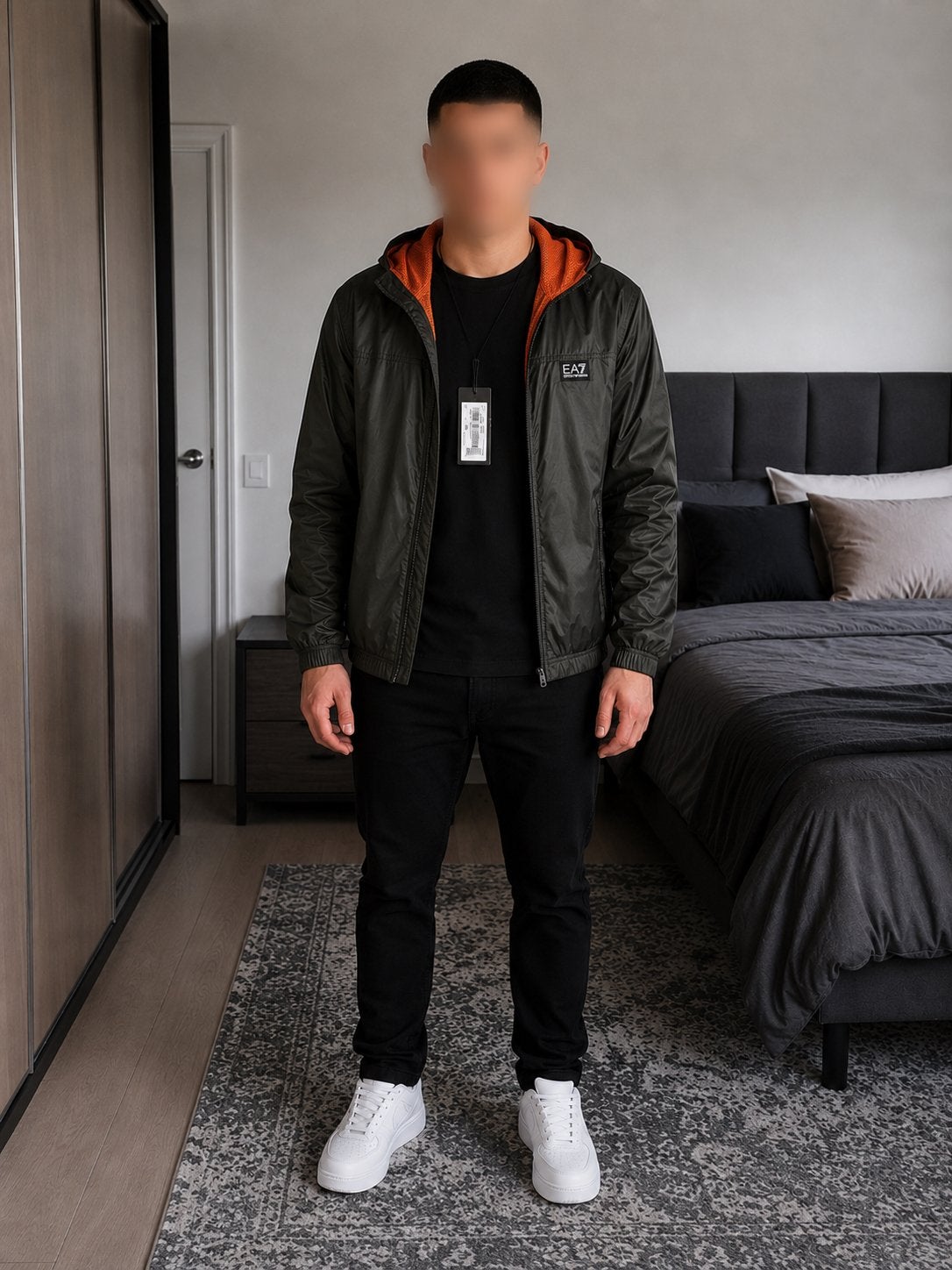 Emporio Armani EA7 Windbreaker - Nieuw met kaartjes, Kleding | Heren, Ophalen of Verzenden, Nieuw, Overige maten, Groen