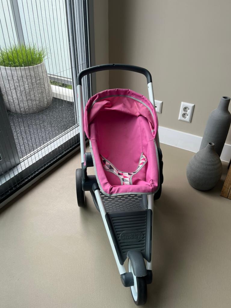 Smoby quinny poppenwagen, Kinderen en Baby's, Ophalen of Verzenden, Gebruikt, Babypop