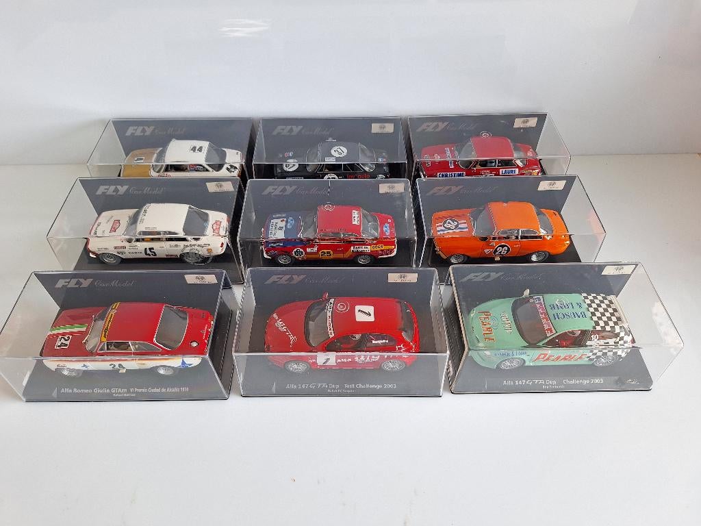 Fly 9 x Alfa Romeo Los of Per Set  Zie Omschrijving, Overige merken, Racebaan, Fly, Nieuw