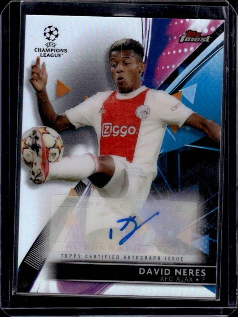 David Neres Topps Finest UCL Auto Ajax, Ophalen of Verzenden, Zo goed als nieuw, Plaatje
