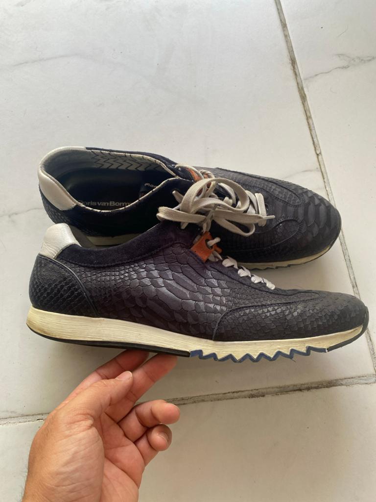 Floris van Bommel sneakers met slangenprint, Kleding | Heren, Schoenen, Gedragen, Sneakers of Gympen, Zwart, Ophalen of Verzenden