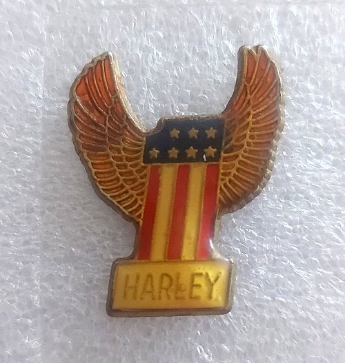 Harley pin (32), Ophalen of Verzenden, Zo goed als nieuw, Transport, Speldje of Pin