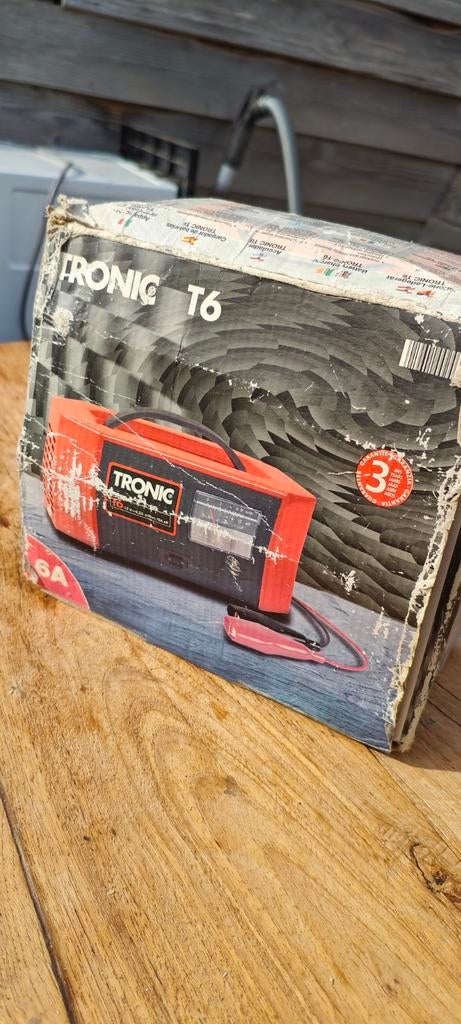 TRONIC T6 Acculader (6V/12V) – 6 Ampère – In goede staat, Ophalen of Verzenden, Gebruikt