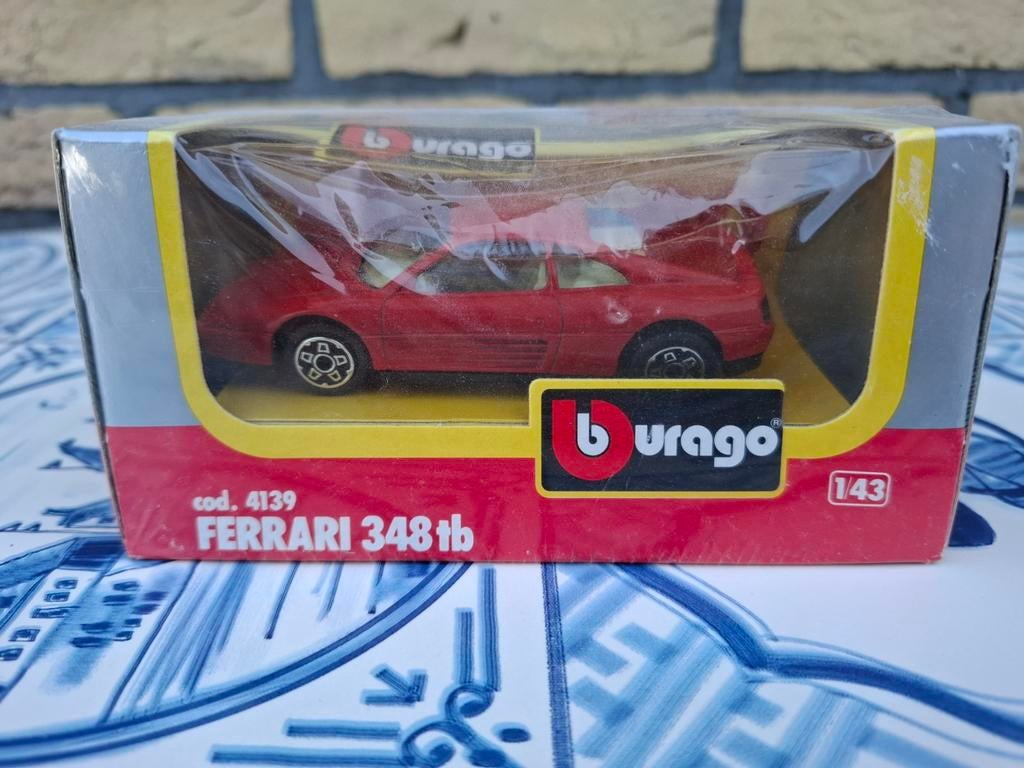 Burago Ferrari 348 tb modelauto 1:43, Hobby en Vrije tijd, Modelauto's | 1:43, Ophalen of Verzenden