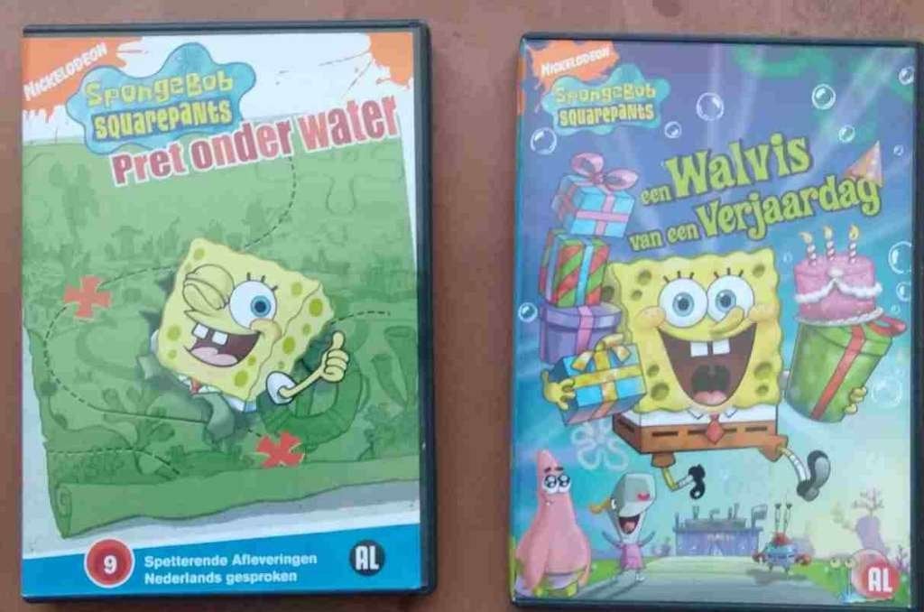 Spongebob Squarepants DVD 's - hoeft niet in 1 koop, Cd's en Dvd's, Alle leeftijden, Ophalen of Verzenden, Zo goed als nieuw