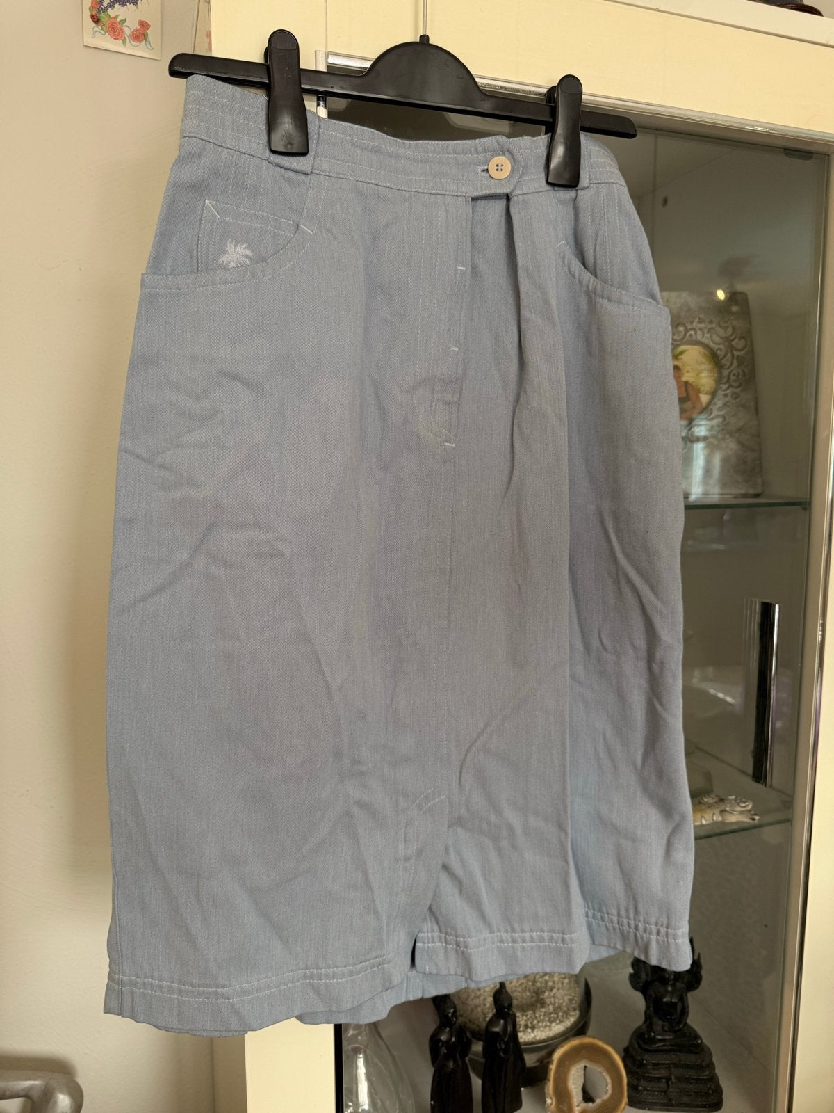 Jobis ingemaakte taille rok maat 40, Kleding | Dames, Maat 38/40 (M), Blauw, Ophalen of Verzenden, Knielengte