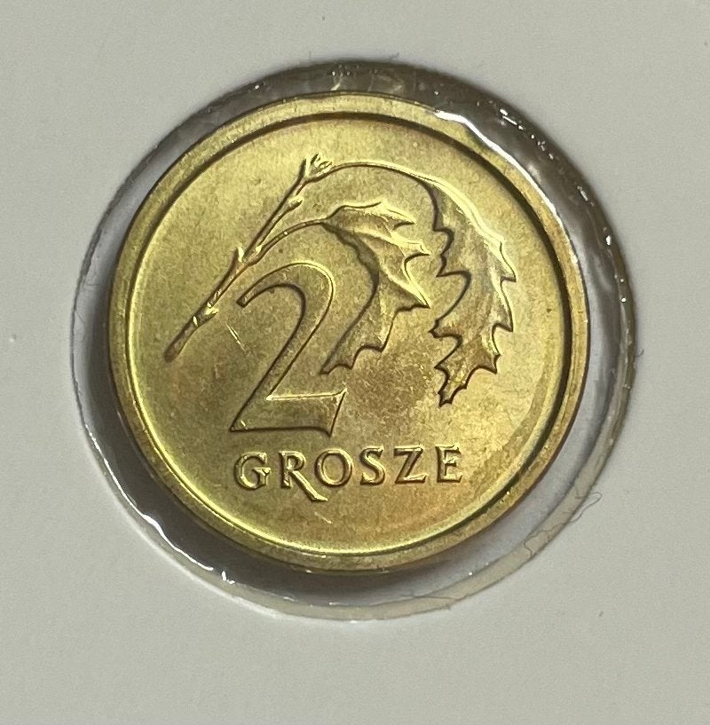 2 grosze Polen 2016, Ophalen of Verzenden, Polen