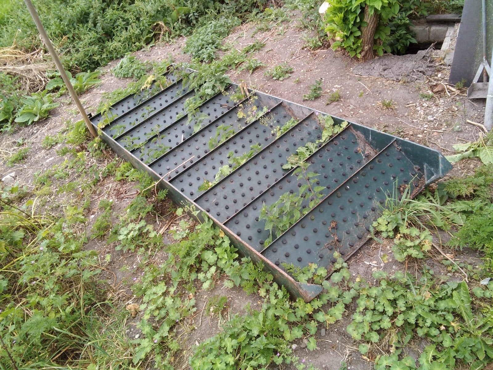 metalen trap bordes leuningen, Doe-het-zelf en Verbouw, Ladders en Trappen, Ophalen, 2 tot 4 meter