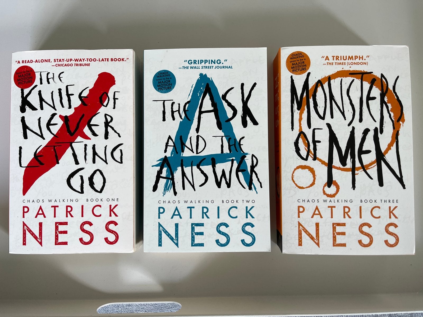 Chaos Walking Trilogie - Patrick Ness (Engels), Ophalen of Verzenden, Zo goed als nieuw