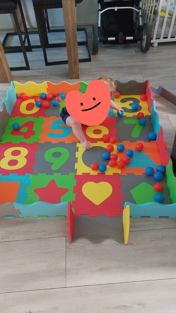 Speelkleed van foam, puzzelmat, Ophalen of Verzenden, Zo goed als nieuw, Speelkleed
