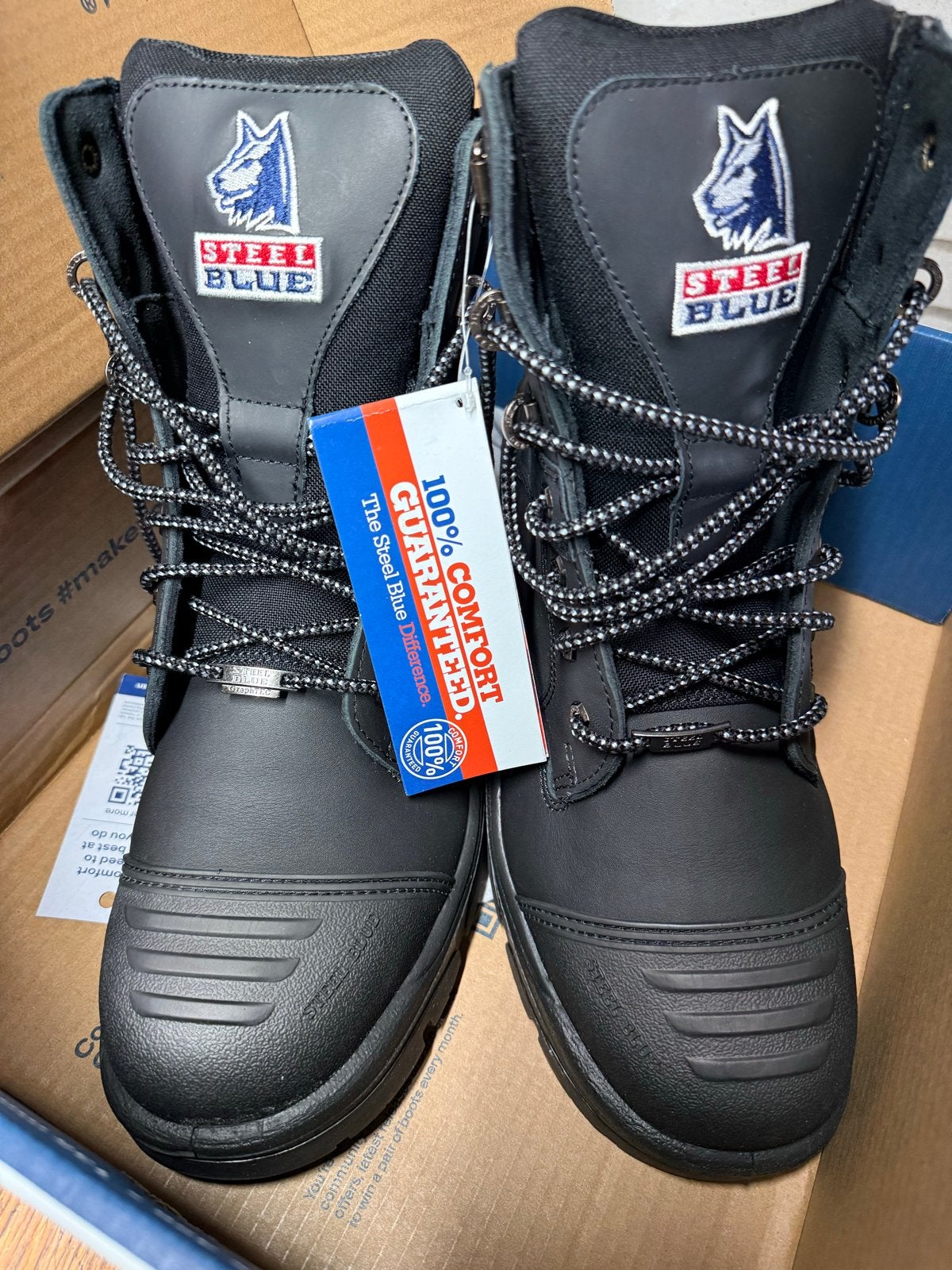 Steel Blue Southerncross werkschoenen zwart maat 47, Ophalen of Verzenden, Nieuw