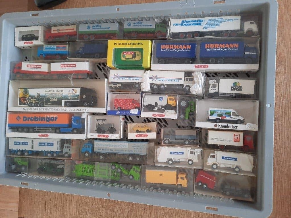 Wiking. Bieden per stuk of als geheel. In verpakking, Hobby en Vrije tijd, Modelauto's | 1:87, Ophalen of Verzenden, Zo goed als nieuw