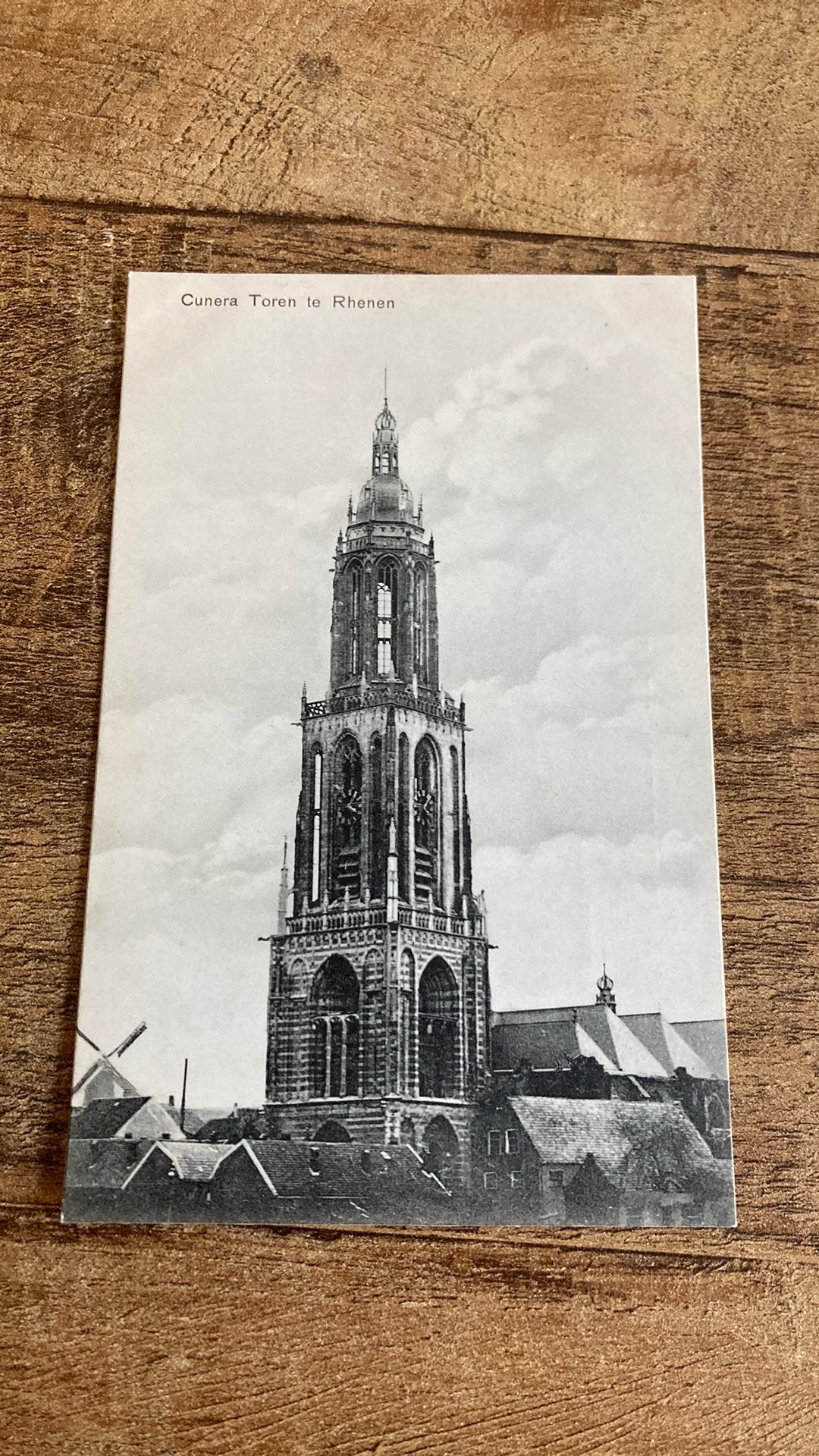 Oude ansichtkaart Rhenen Cunera Toren, Ophalen of Verzenden, 1920 tot 1940, Ongelopen, Utrecht