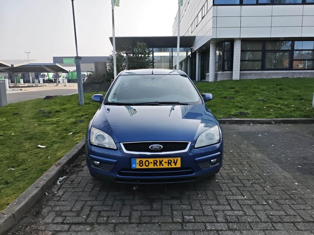 Ford Focus 1.6 74KW Wagon 2005 Blauw, Auto's, 1596 cc, 15 km/l, 4 cilinders, 100 pk