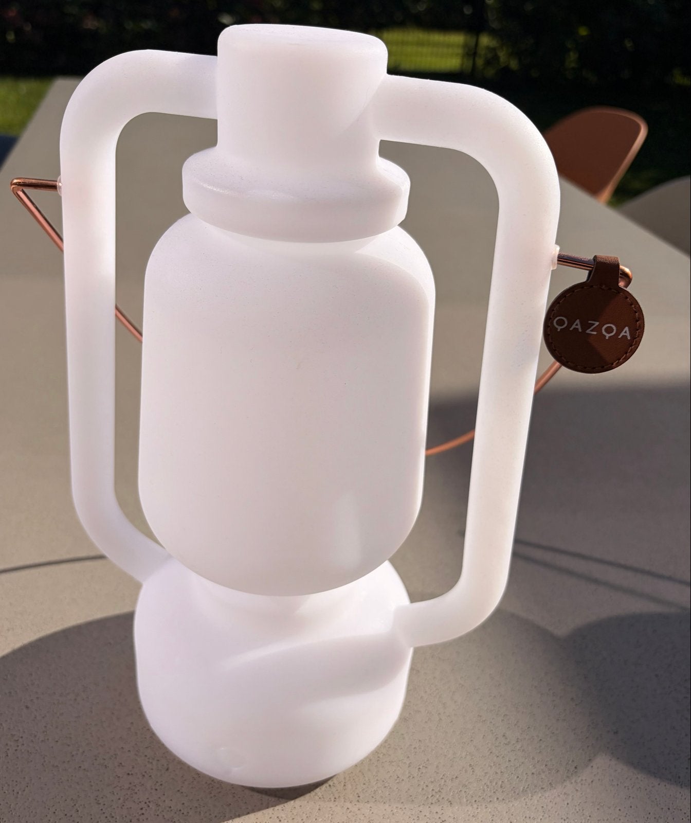 QAZQA storm - Moderne LED Dimbare Staande Buitenlamp, Kunststof, Minder dan 50 watt, Nieuw, Ophalen of Verzenden